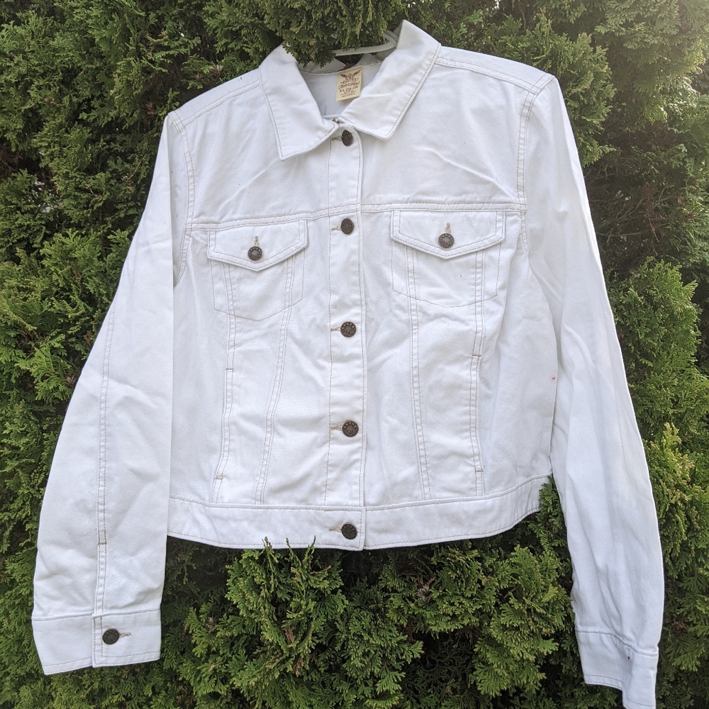 White Jean Jacket